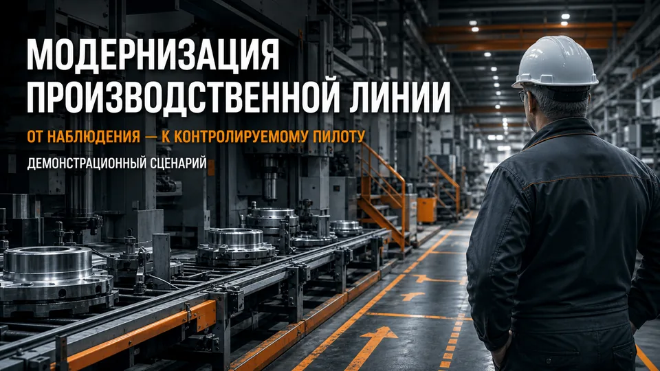 Модернизация производственной линии, слайд 1 из 8