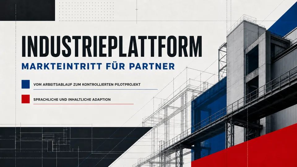 Industrieplattform — Markteintritt für Partner, слайд 1 из 6